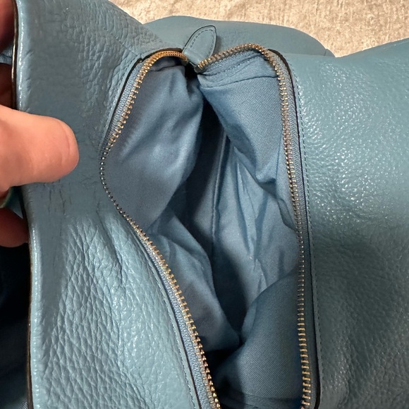 Coach Blue Leather Women's Bag - Picture 8 of 10